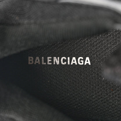 Balenciaga Fabric Mesh Womens Triple S Sneakers 38 Black 7 of 8