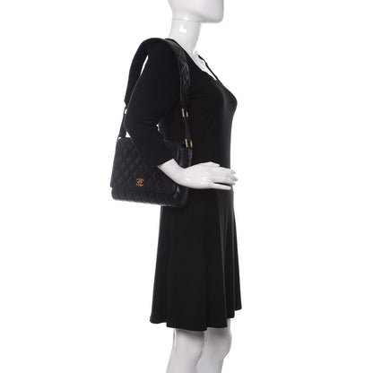 Chanel Lambskin Quilted CC Flap Shoulder Bag Black 2 of 18