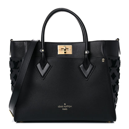 Louis Vuitton Calfskin Monogram Tufting On My Side Black 1 of 8