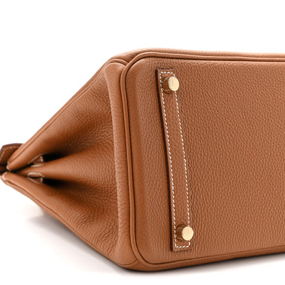 Hermes Togo Birkin 30 Gold 9 of 11