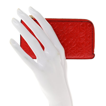 Loewe Calfskin Embossed Repeat Coin Card Holder Pomodoro 2 of 7