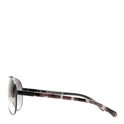 Prada Aviator Sunglasses SPR 54N Black 3 of 9