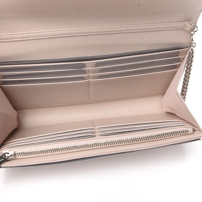 Christian Dior Grained Calfskin Diorama Croisiere Chain Wallet Rose Poudre 5 of 10