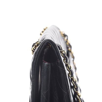 Chanel Lambskin Quilted Maxi Single Flap Black 15 of 23