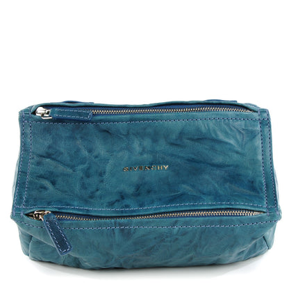 Givenchy Tumbled Sheepskin Mini Pandora Mineral Blue 1 of 7
