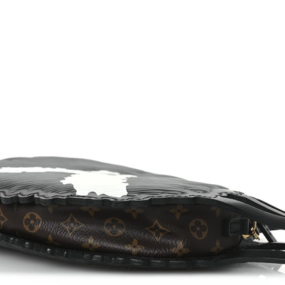 Louis Vuitton Epi Grace Coddington Catogram Chain Pochette Black 10 of 12