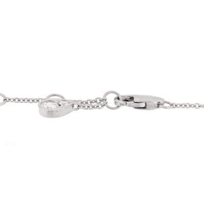 Graff 18K White Gold Diamond Mini Butterfly Silhouette Bracelet 3 of 3