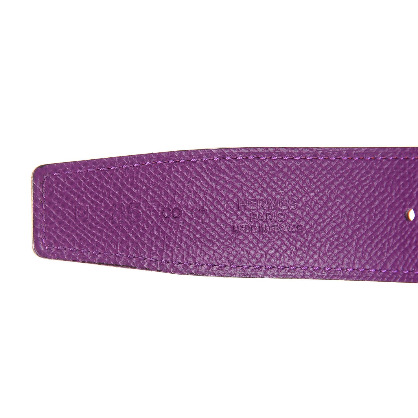 Swift Epsom 32mm Belt Strap 85 Cappucine Ultraviolet