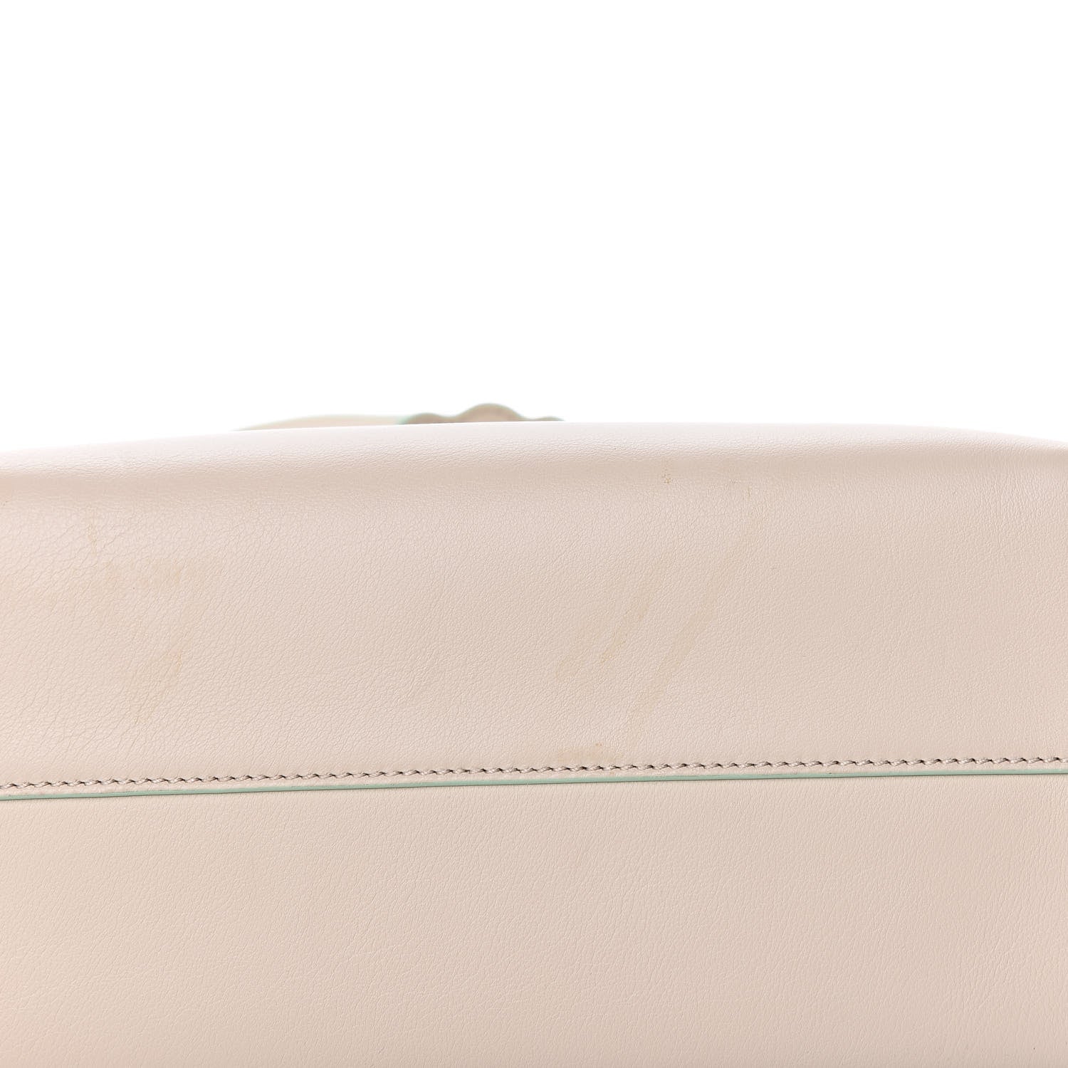 Fendi Vitello Dolce Scalloped Studded Medium By The Way Boston Bag Latte 17 of 18