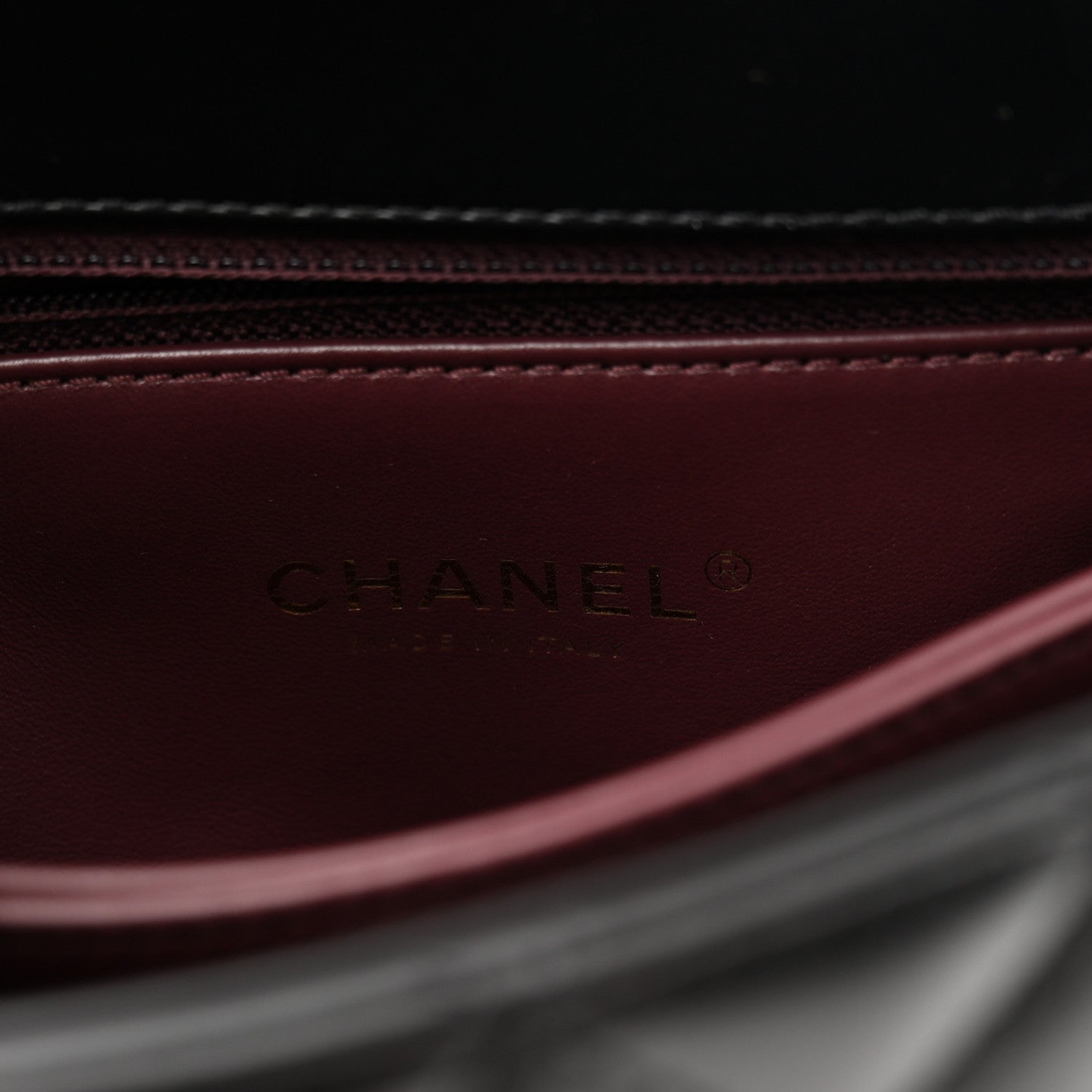 Chanel Calfskin Quilted Mini Logo Coco Handle Flap Black 5 of 11