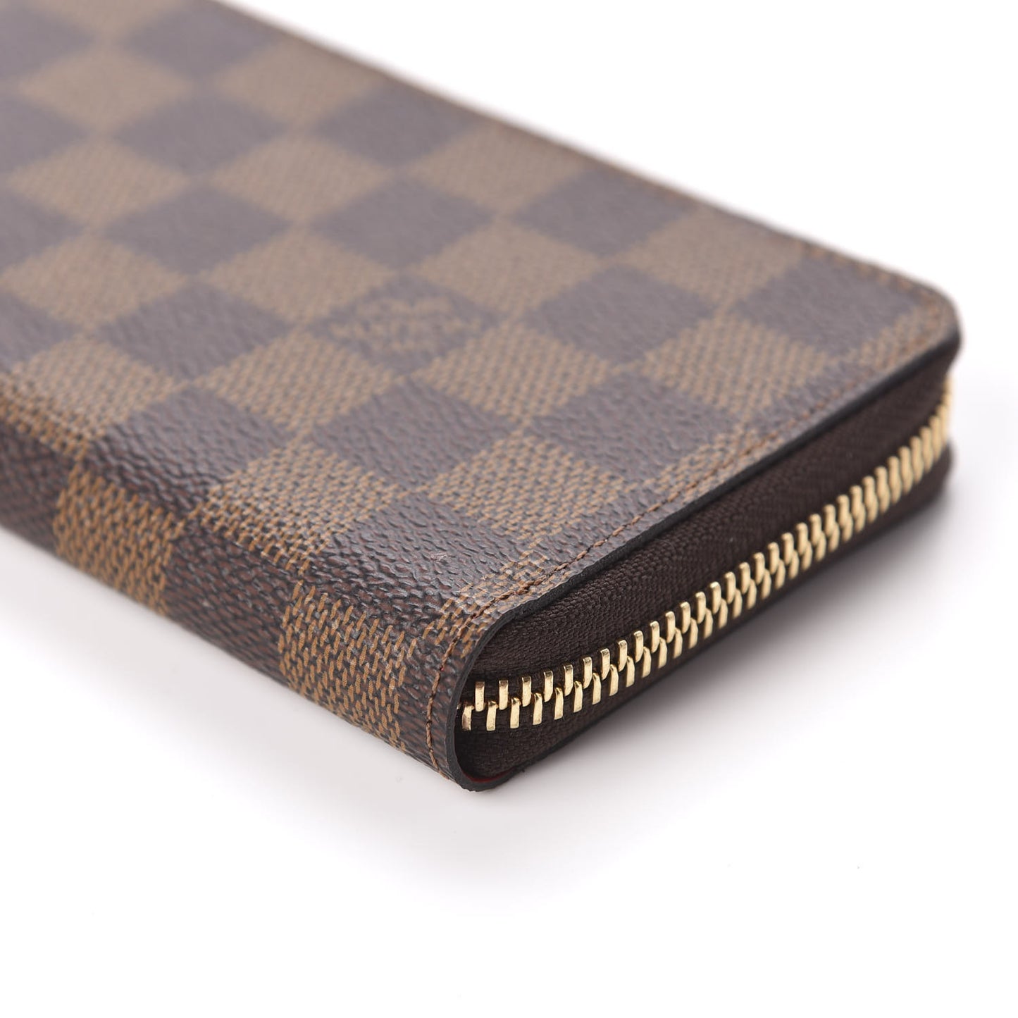Damier Ebene Clemence Wallet Cherry