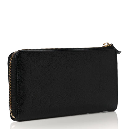 Gucci Guccissima Donna Long Wallet Black 4 of 10