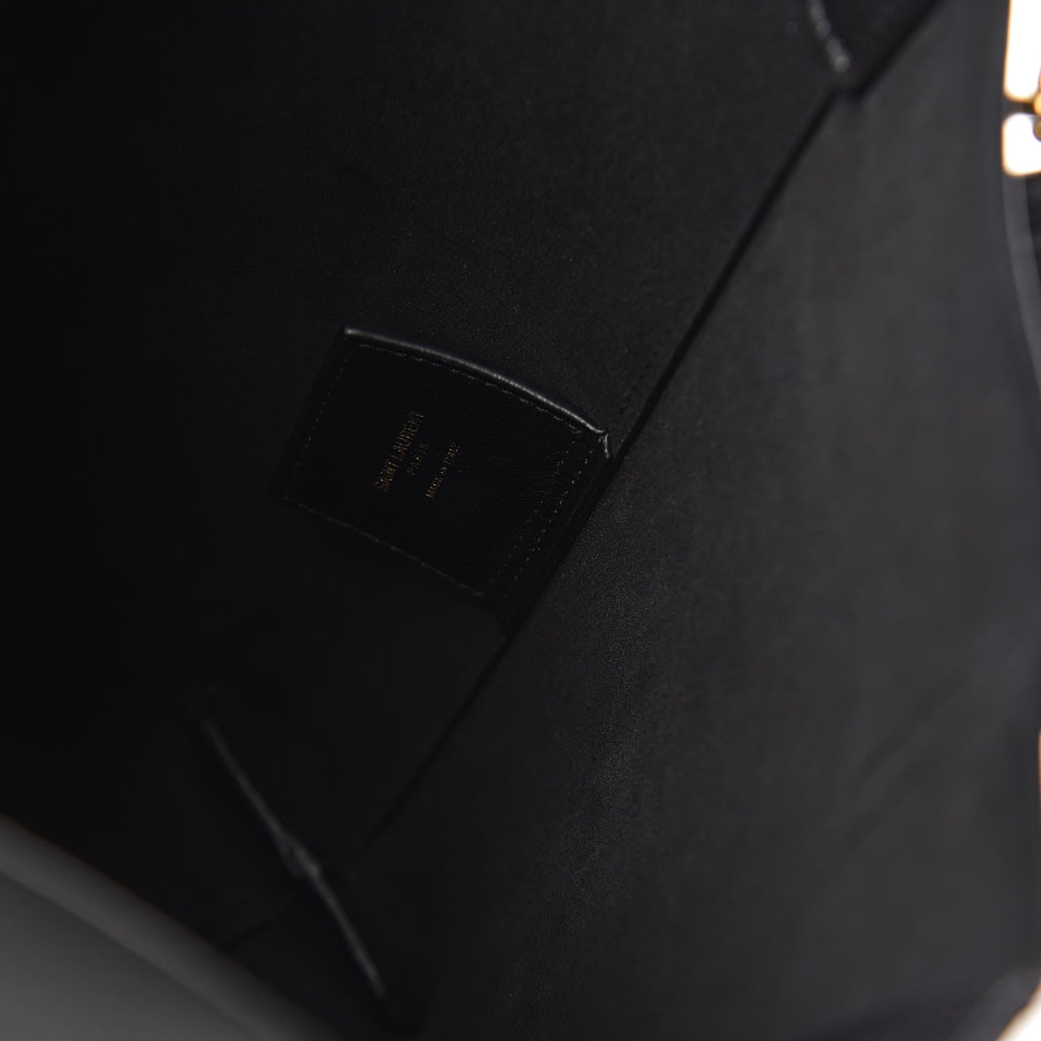 Saint Laurent Calfskin Toy Shopping Tote Black 8 of 9
