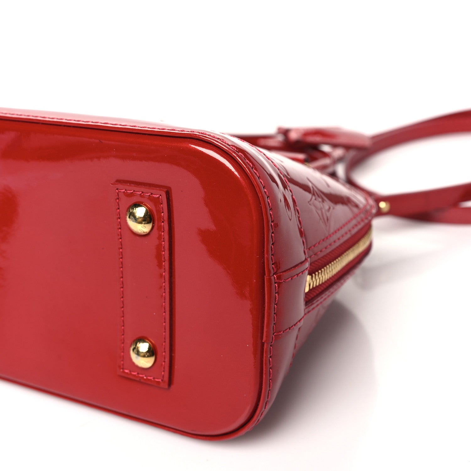 Louis Vuitton Vernis Alma BB Pomme D'Amour 9 of 9