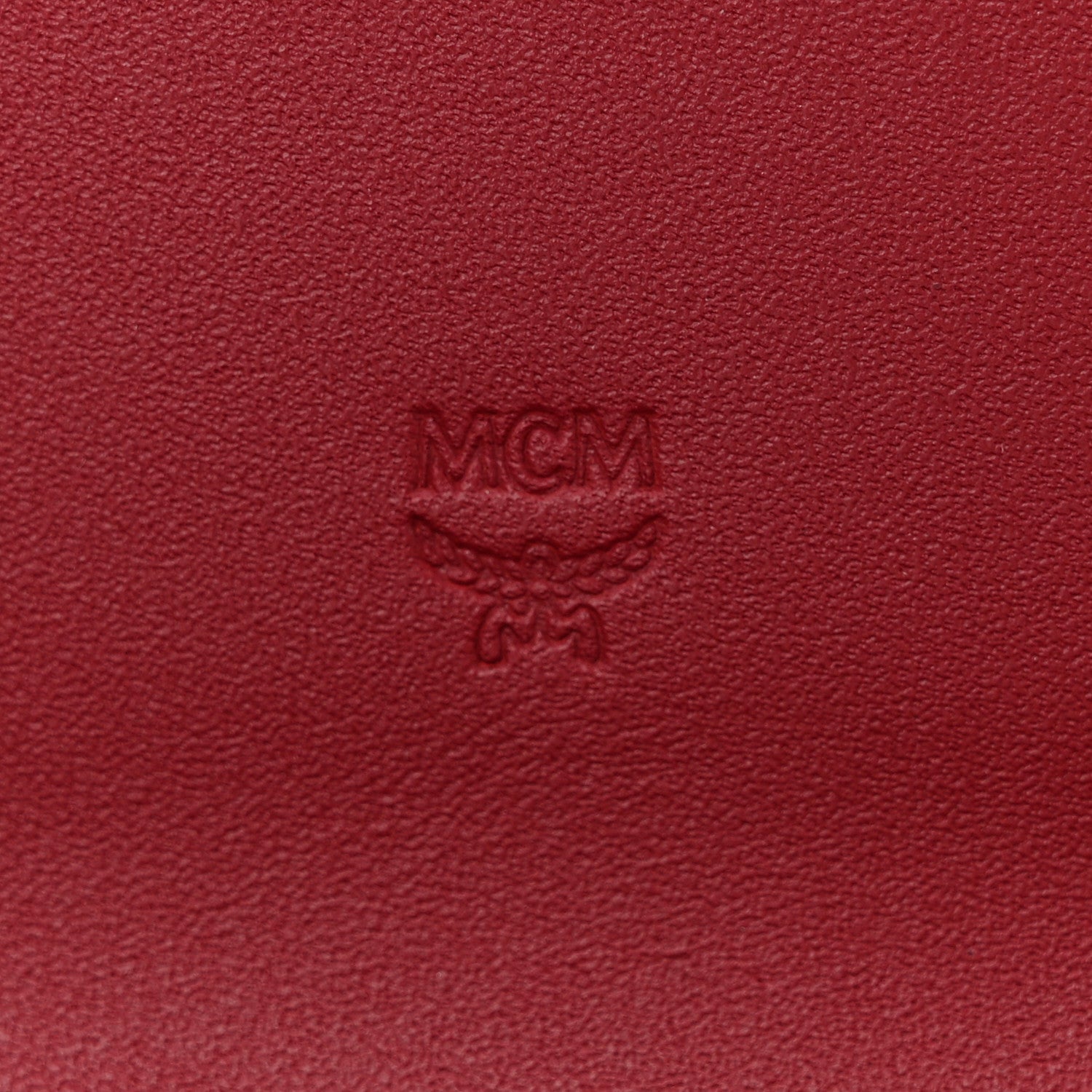 MCM Metallic Visetos Patricia Wallet On Chain Red Champagne Gold 6 of 10