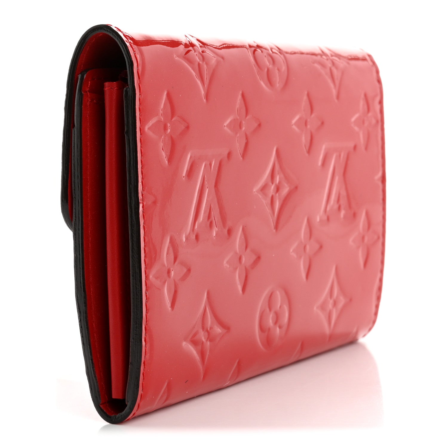 Louis Vuitton Vernis Sarah Compact Wallet Cherry 4 of 8