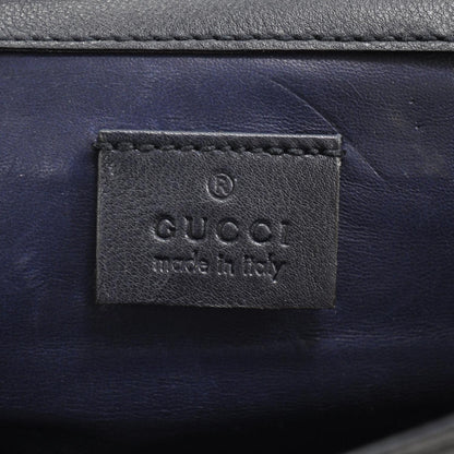 Gucci Crocodile Embossed Leather Romy Buckle Clutch 7 of 9