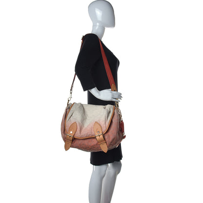 Louis Vuitton Denim Sunshine NM Messenger Orange 2 of 14