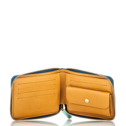 Louis Vuitton Denim Zip Compact Wallet Blue 5 of 7