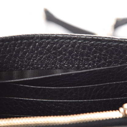 Gucci Dollar Calfskin Interlocking G Chain Wallet Black 7 of 10