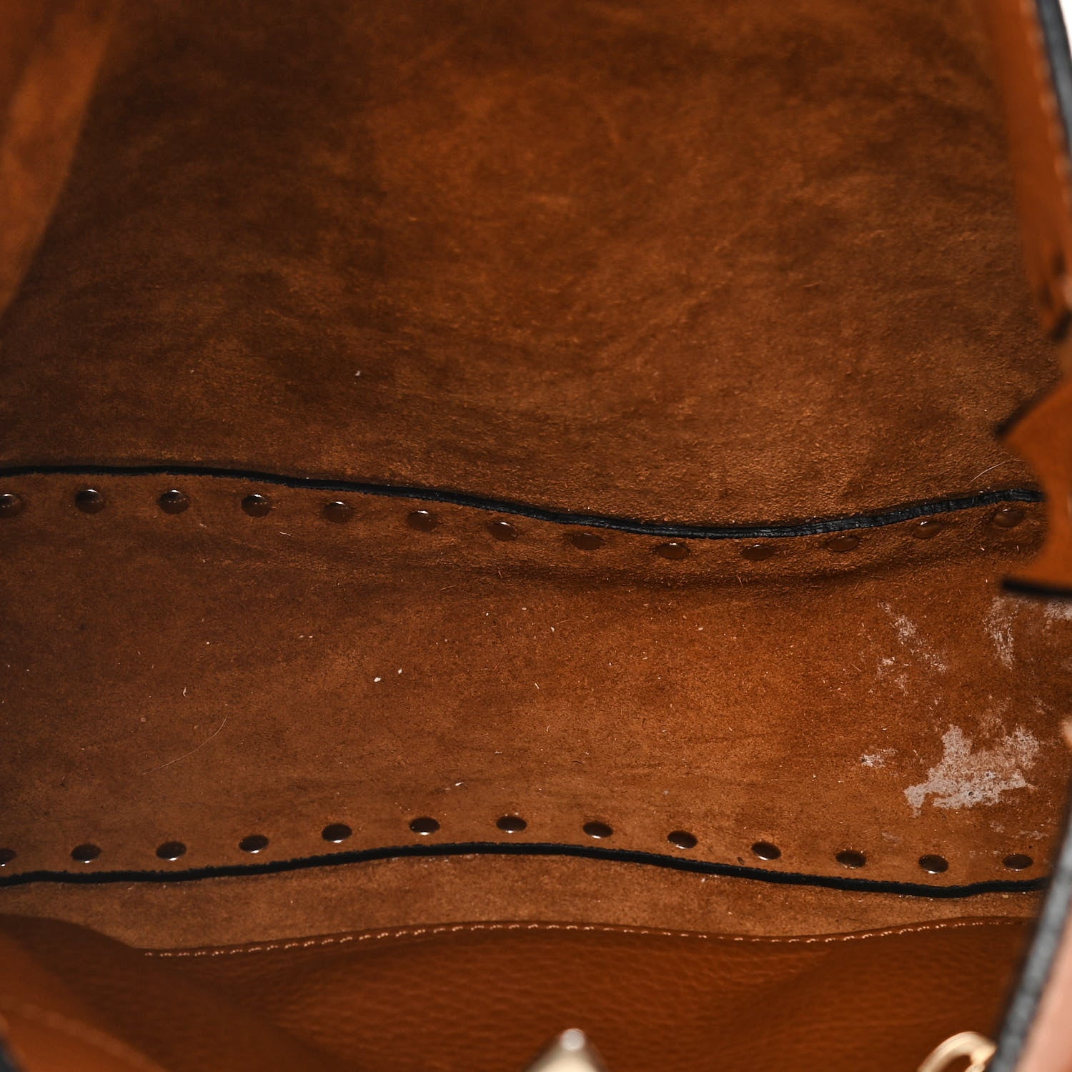 Valentino Garavani Pebbled Calfskin Small Rockstud Flip-Lock Messenger Bag Light Cuir 5 of 21