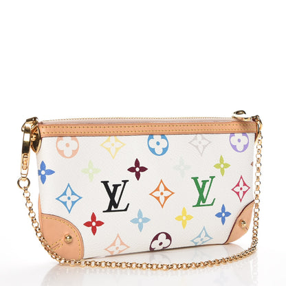 Louis Vuitton Monogram Multicolor Pochette Milla MM White 3 of 7