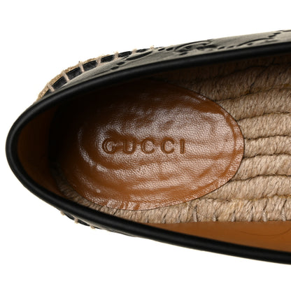 Gucci Guccissima Signature Espadrilles 38 Black 7 of 8