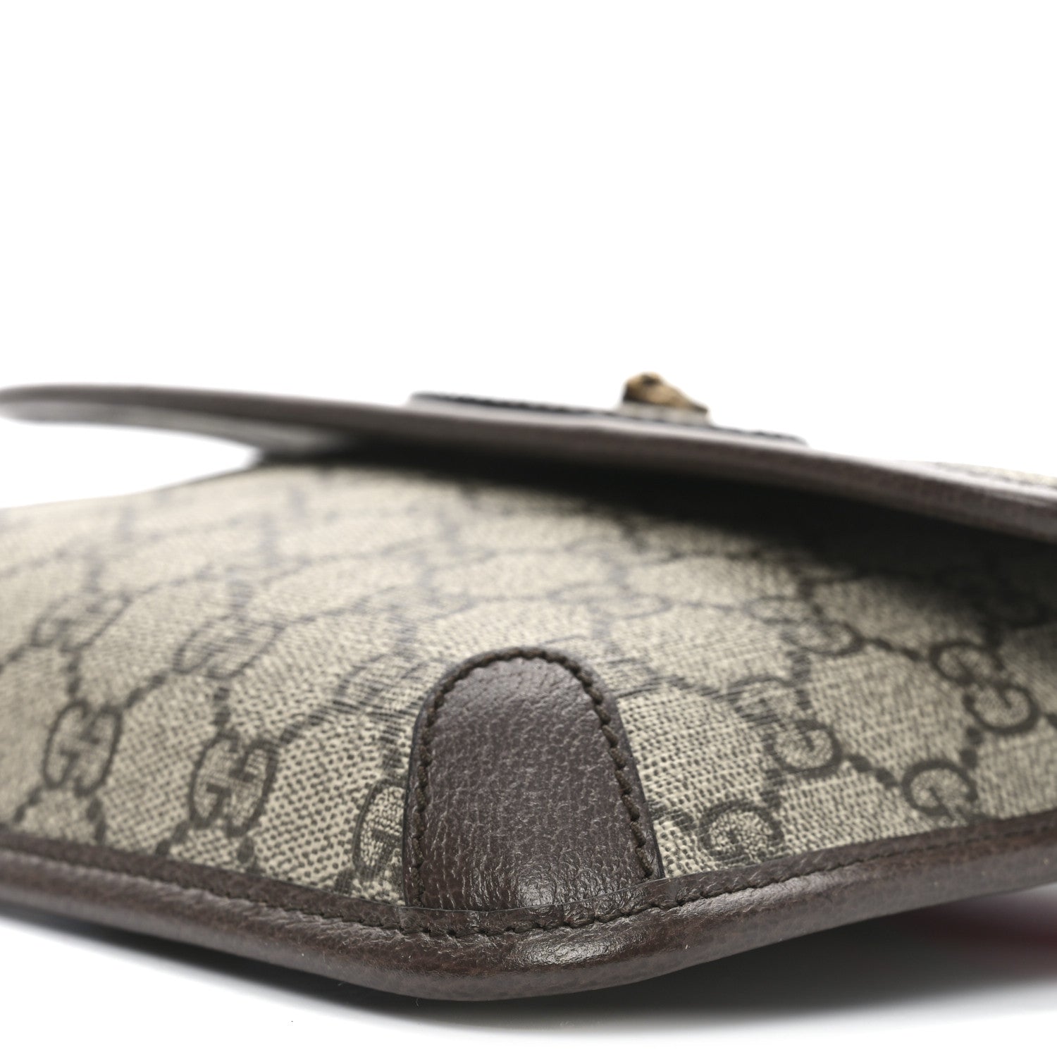 Gucci GG Supreme Monogram Neo Vintage Web Belt Bag Brown 9 of 10