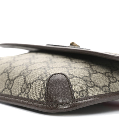 Gucci GG Supreme Monogram Neo Vintage Web Belt Bag Brown 9 of 10