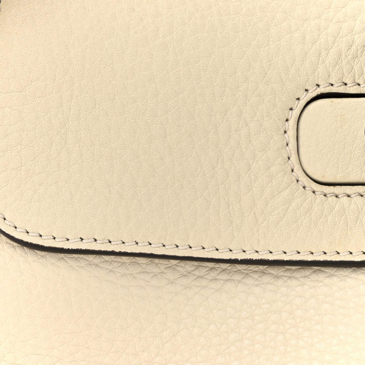 Cellarius Calfskin Small Bamboo Daily Top Handle Bag Mystic White
