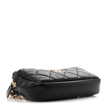 Chanel Lambskin Quilted Waist Bag With Pouch Black 9 of 29