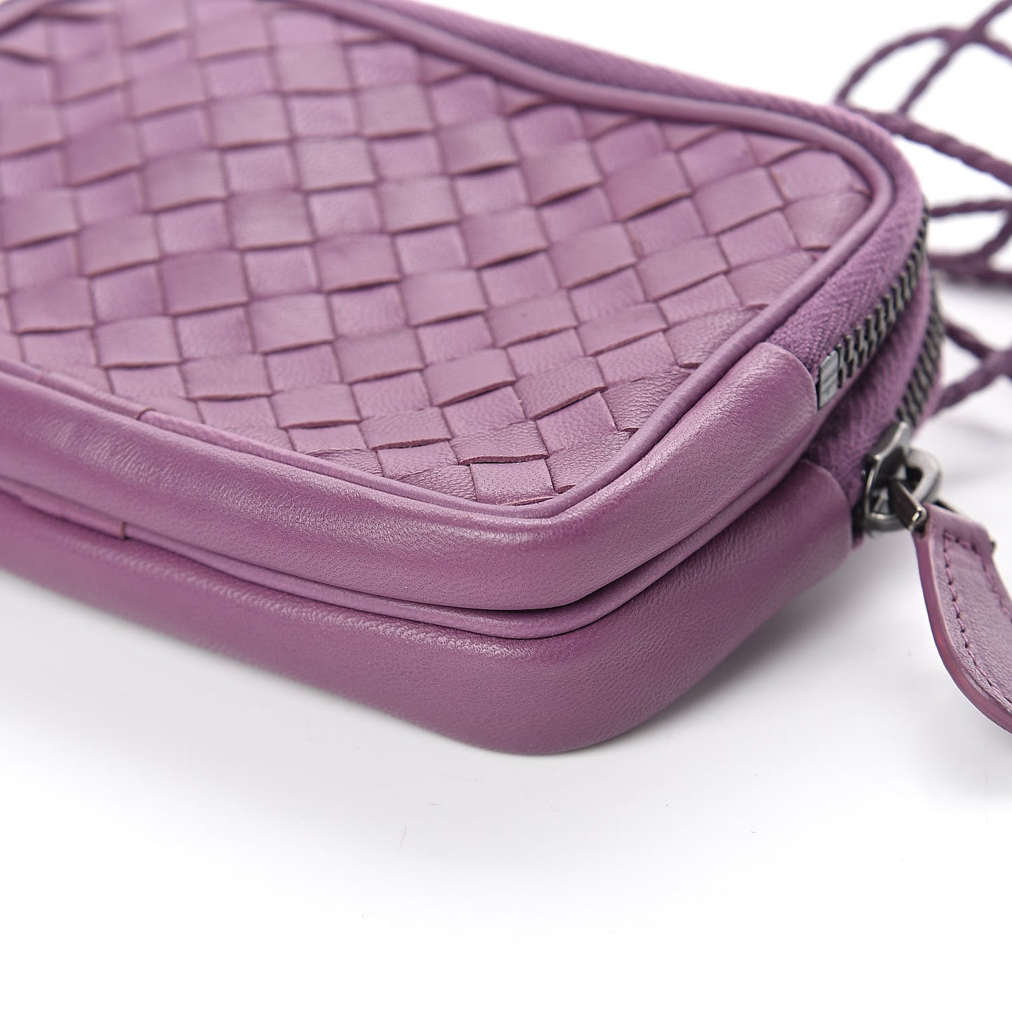 Nappa Intrecciato Strap Wallet Corot