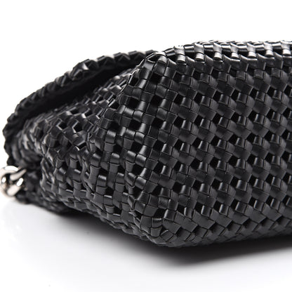 Stella McCartney Eco Alter Nappa Weaved Becks Shoulder Bag Black 8 of 9