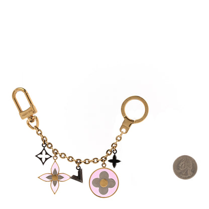 Louis Vuitton Blooming Flowers Bag Charm Chain Pink 2 of 5