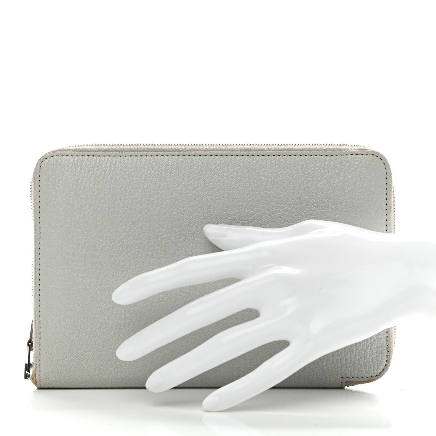 Chevre Mysore Azap GM Combined Wallet Gris Pale
