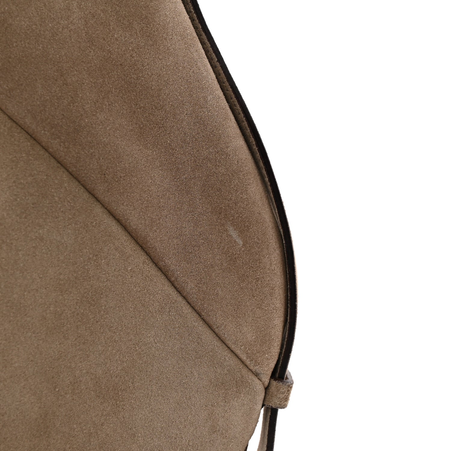 Saint Laurent Suede Buffalo Horn Mombasa Hobo Beige 11 of 11