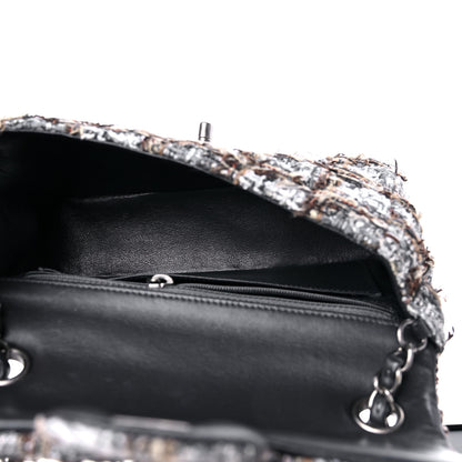 Chanel Tweed Quilted Mini Rectangular Flap Brown Black Multicolor 4 of 12