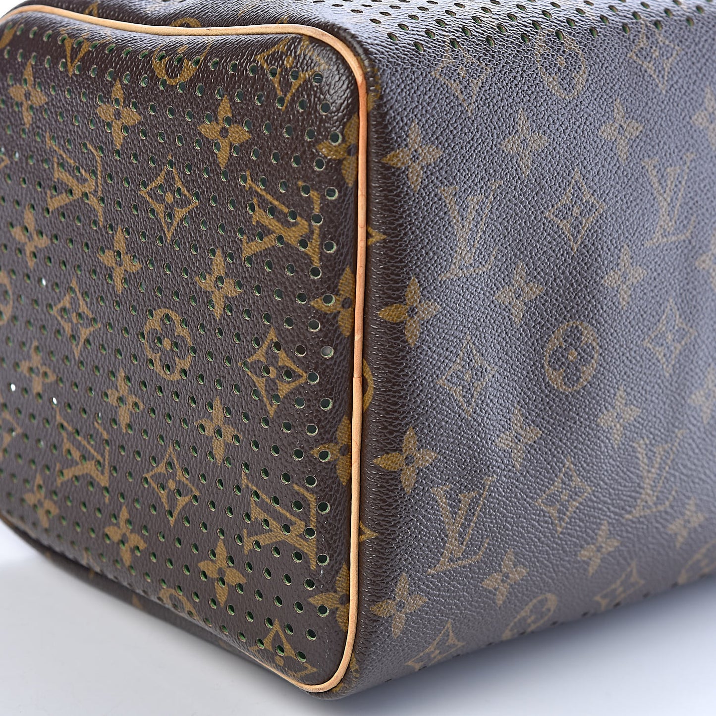 Monogram Perforated Speedy 30 Green
