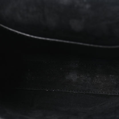 Valentino Garavani Pebbled Calfskin Monochrome Medium Rockstud Flip Lock Crossbody Bag Black 5 of 9