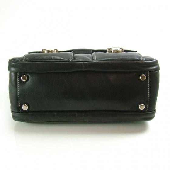 Leather Blake Tote Black