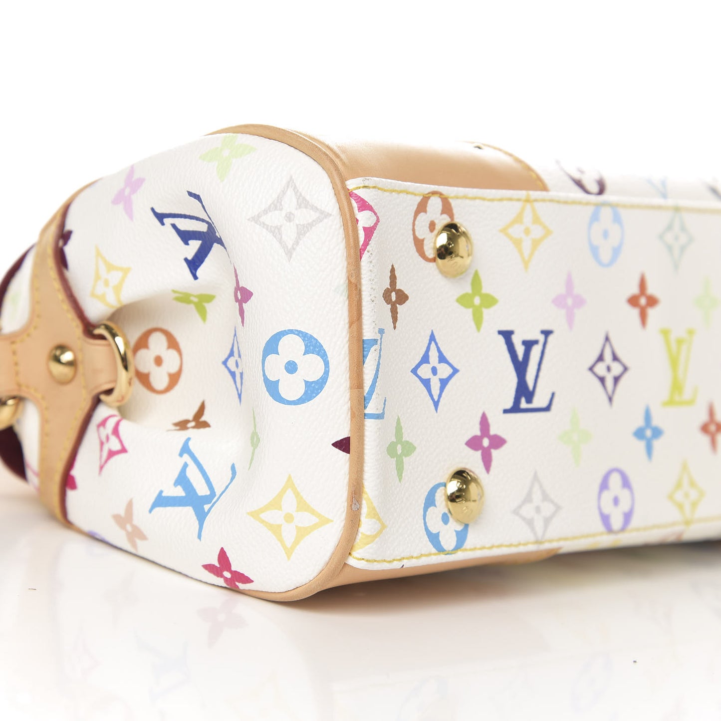 Monogram Multicolor Beverly MM White