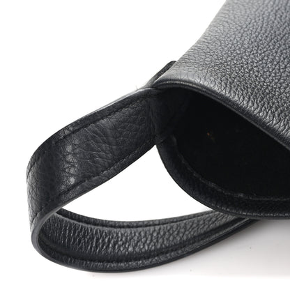 The Row Grained Calfskin Large N/S Park Tote Black 9 of 10