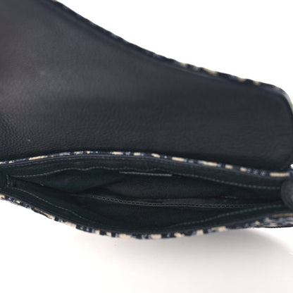 Christian Dior Oblique Mens Mini Saddle Bag Blue 5 of 10