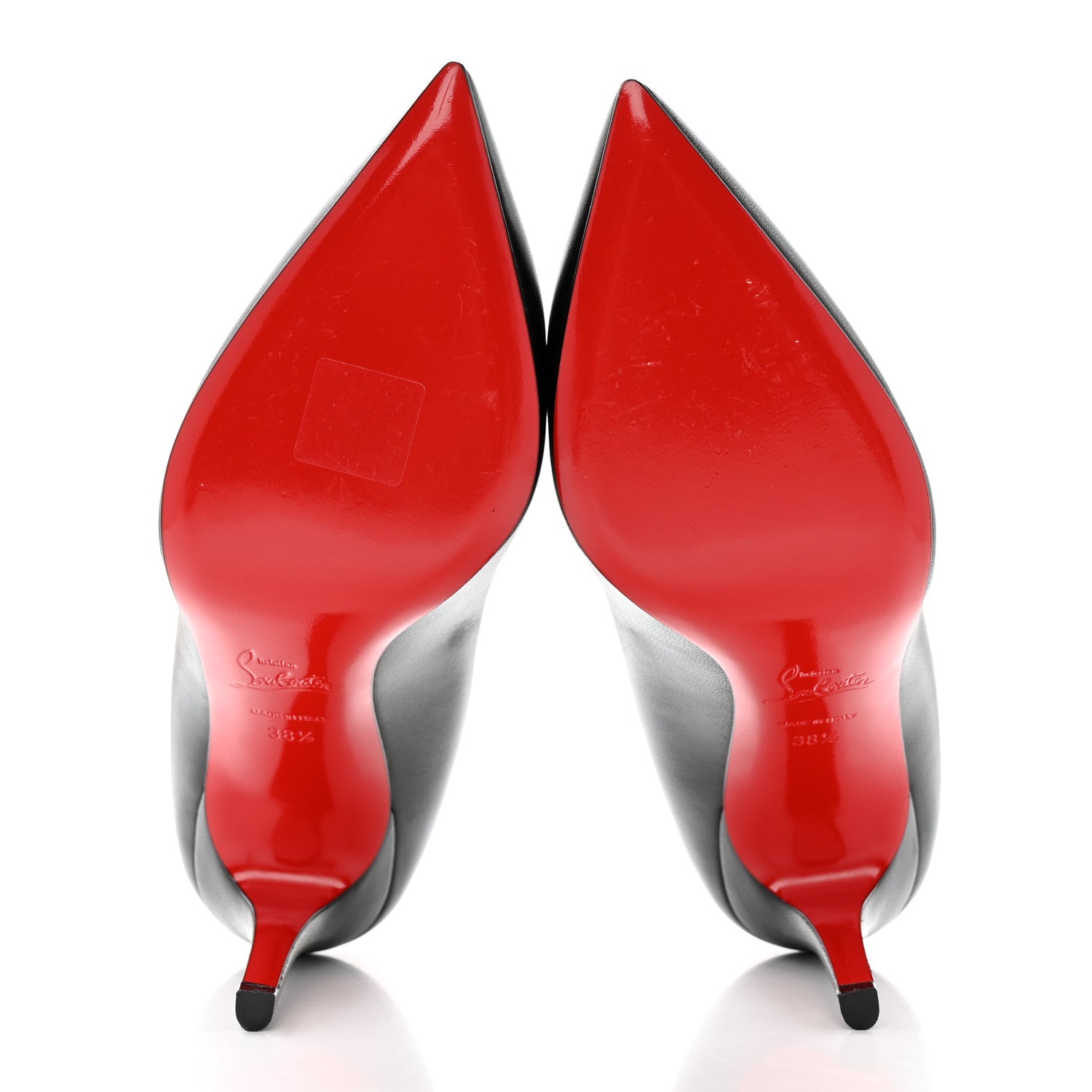 Christian Louboutin Shiny Nappa Pigalle Follies 100 Pumps 38.5 Black 5 of 15