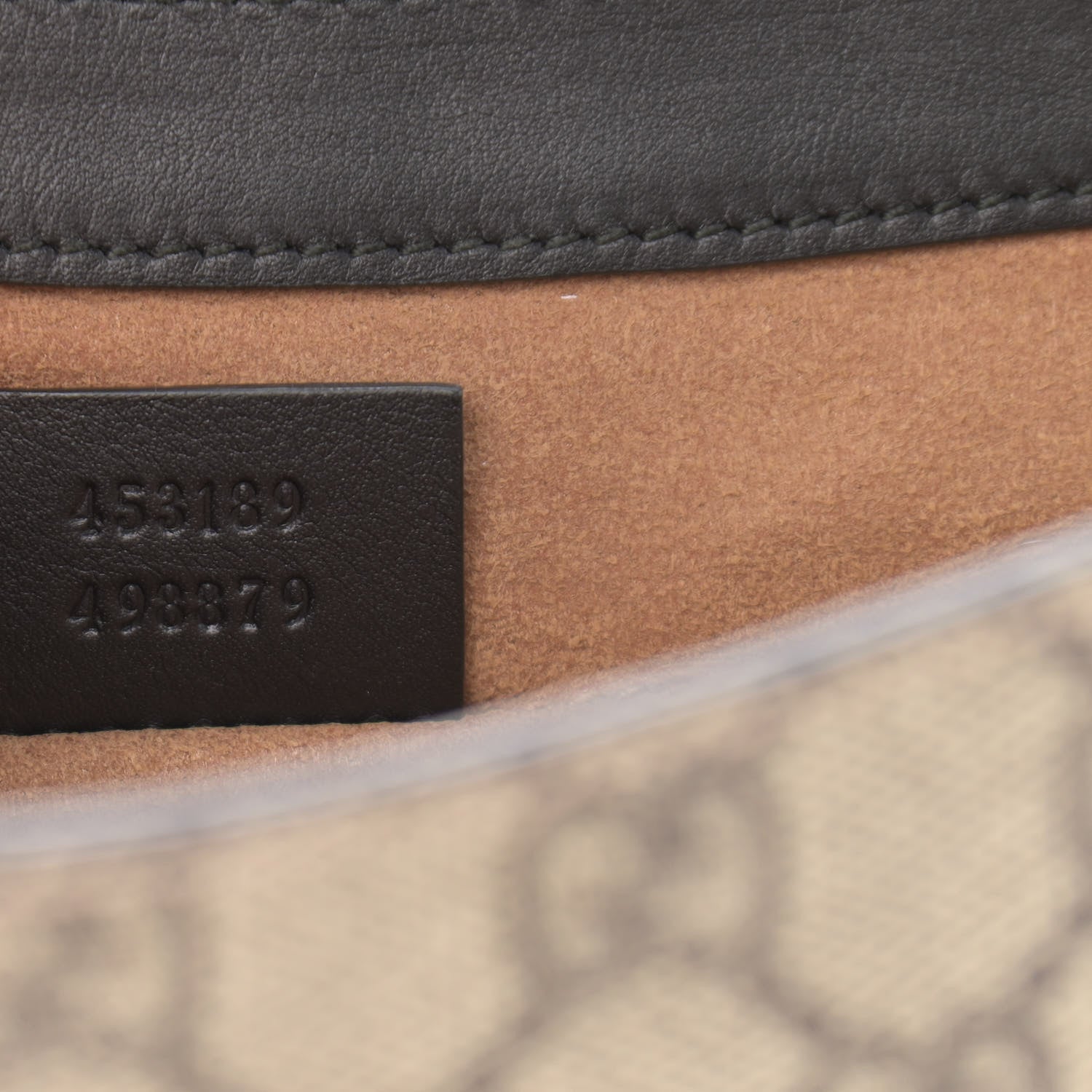 Gucci GG Supreme Monogram Web Medium Padlock Messenger Shoulder Bag Black 6 of 12