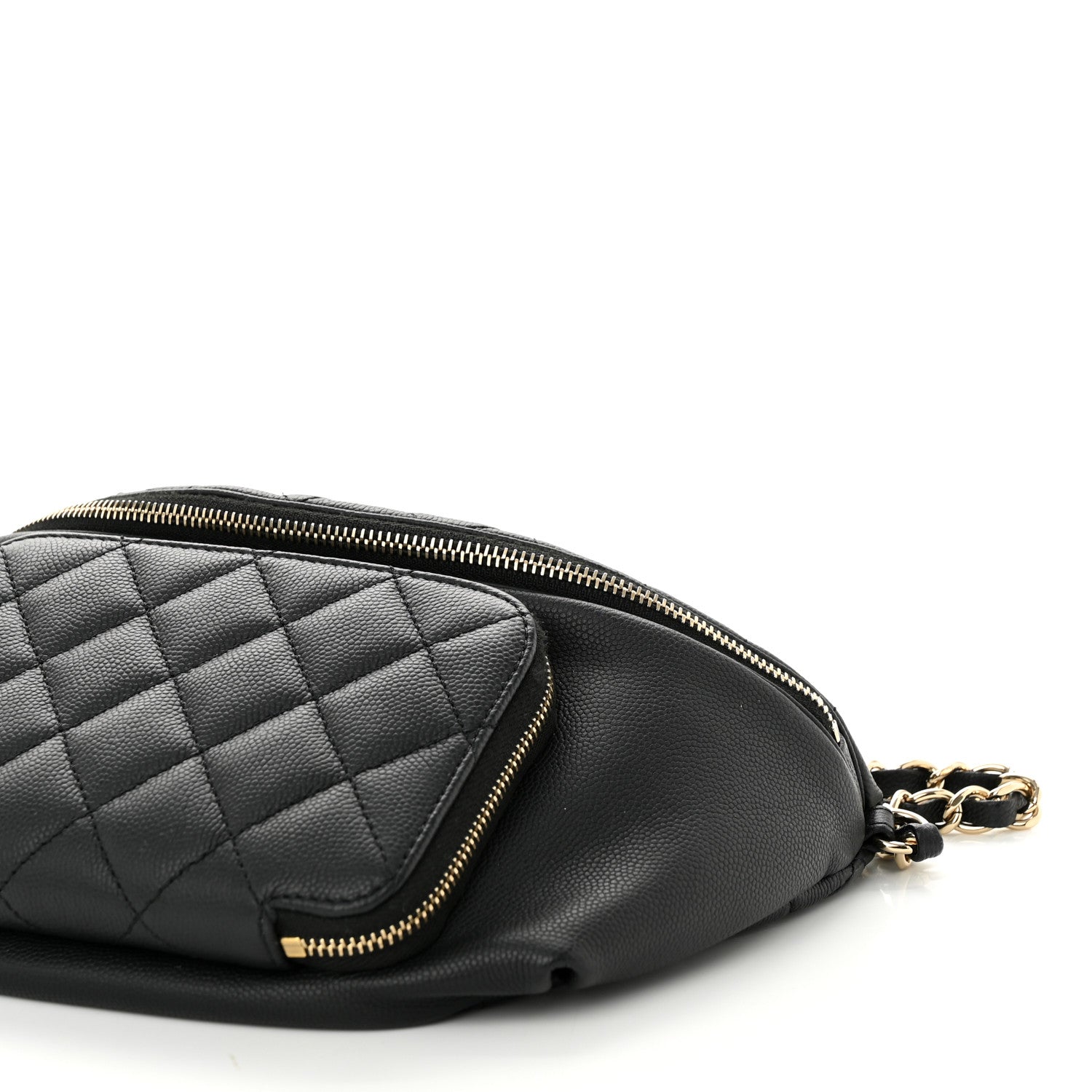 Chanel Caviar Quilted Business Affinity Waist Belt Bag Black 10 of 11