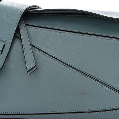 Loewe Calfskin Small Puzzle Bag Stone Blue 9 of 18