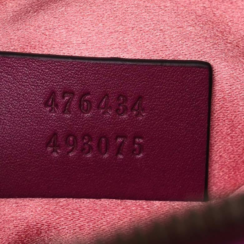 Velvet Matelasse GG Marmont Belt Bag Fuchsia 85 34 Violet Cyclamen