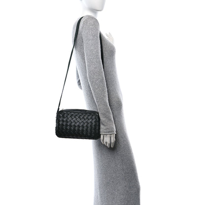 Bottega Veneta Calfskin Intrecciato Small Camera Bag Dark Green 3 of 11