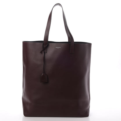 Saint Laurent Calfskin Medium Shopping Tote Bordeaux 3 of 8